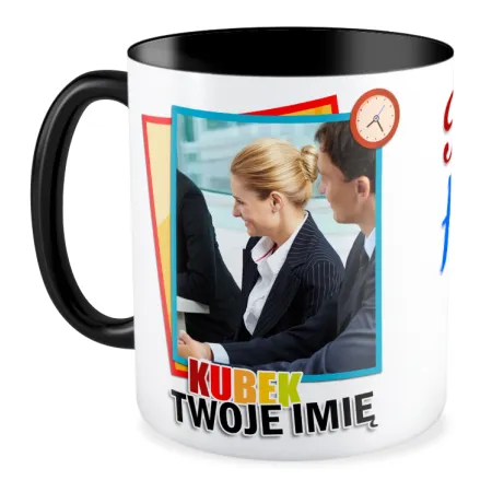 FOTO Kubek czarny 330ml KORPO